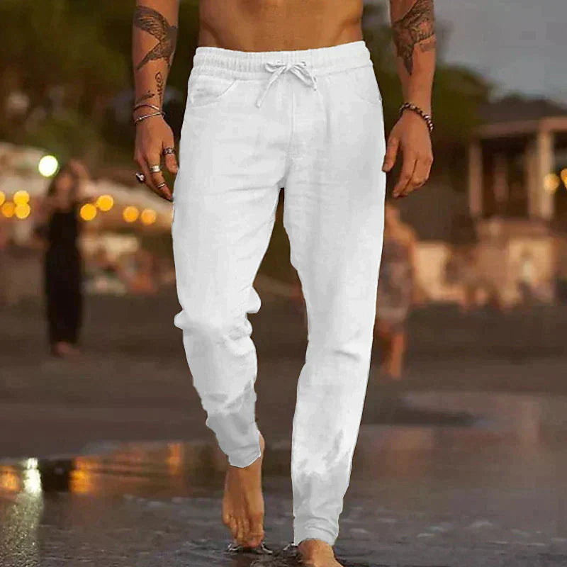 David – Elegante Leinen-Badehose