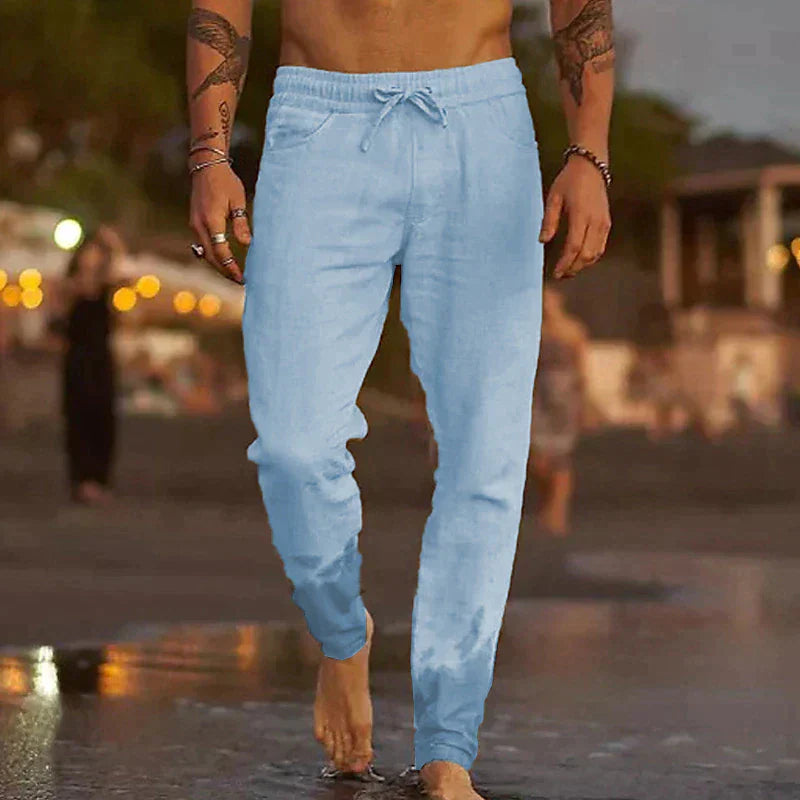 David – Elegante Leinen-Badehose