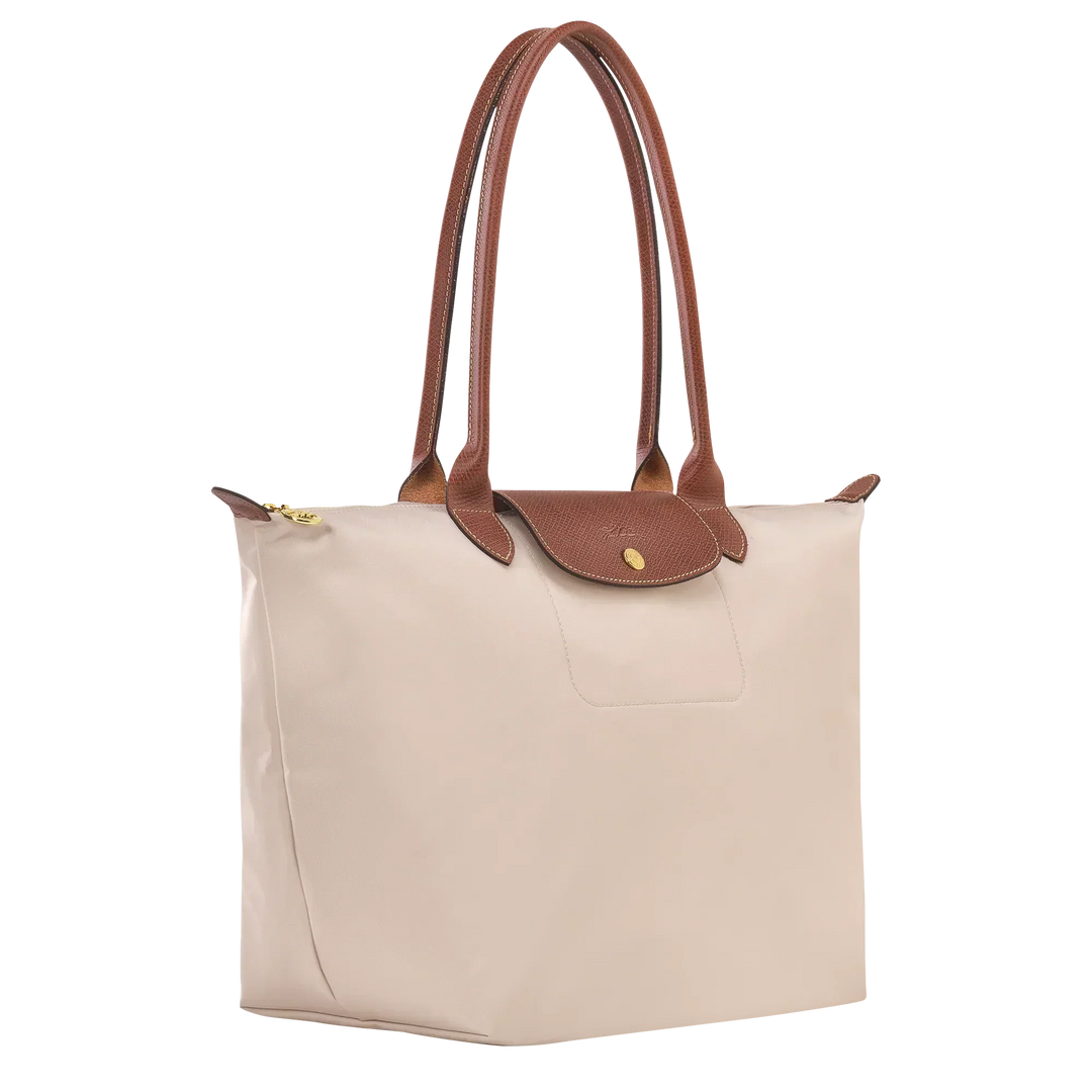 Große Le Pliage Tasche, Beige