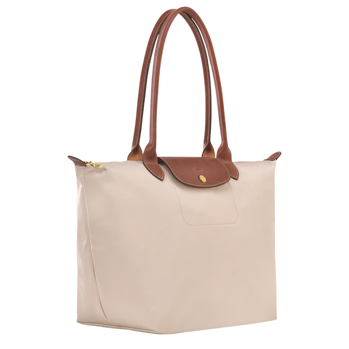 Große Le Pliage Tasche, Beige