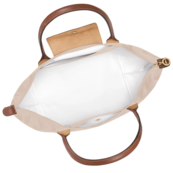 Große Le Pliage Tasche, Beige