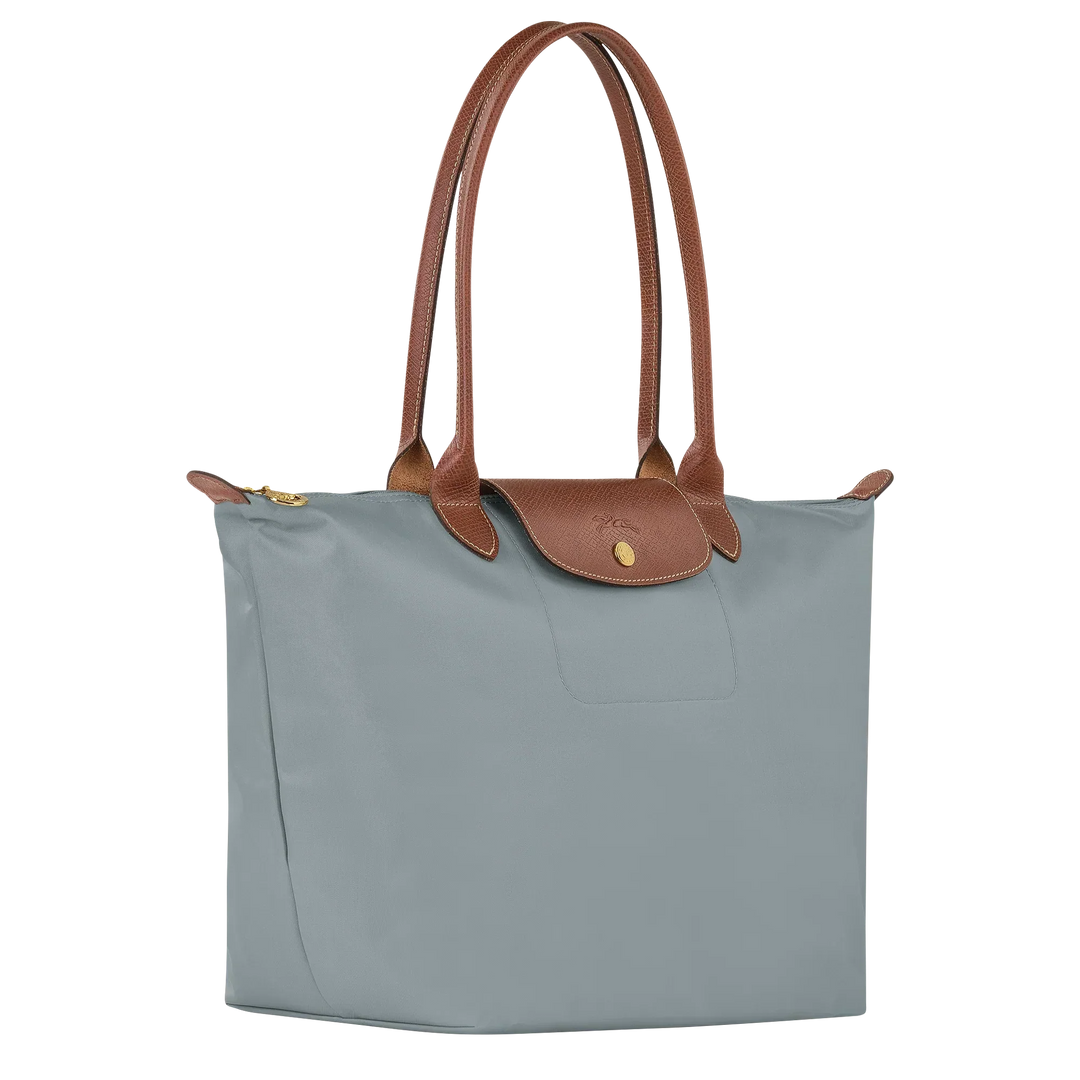 | Große Le Pliage Tasche, Hellgrau