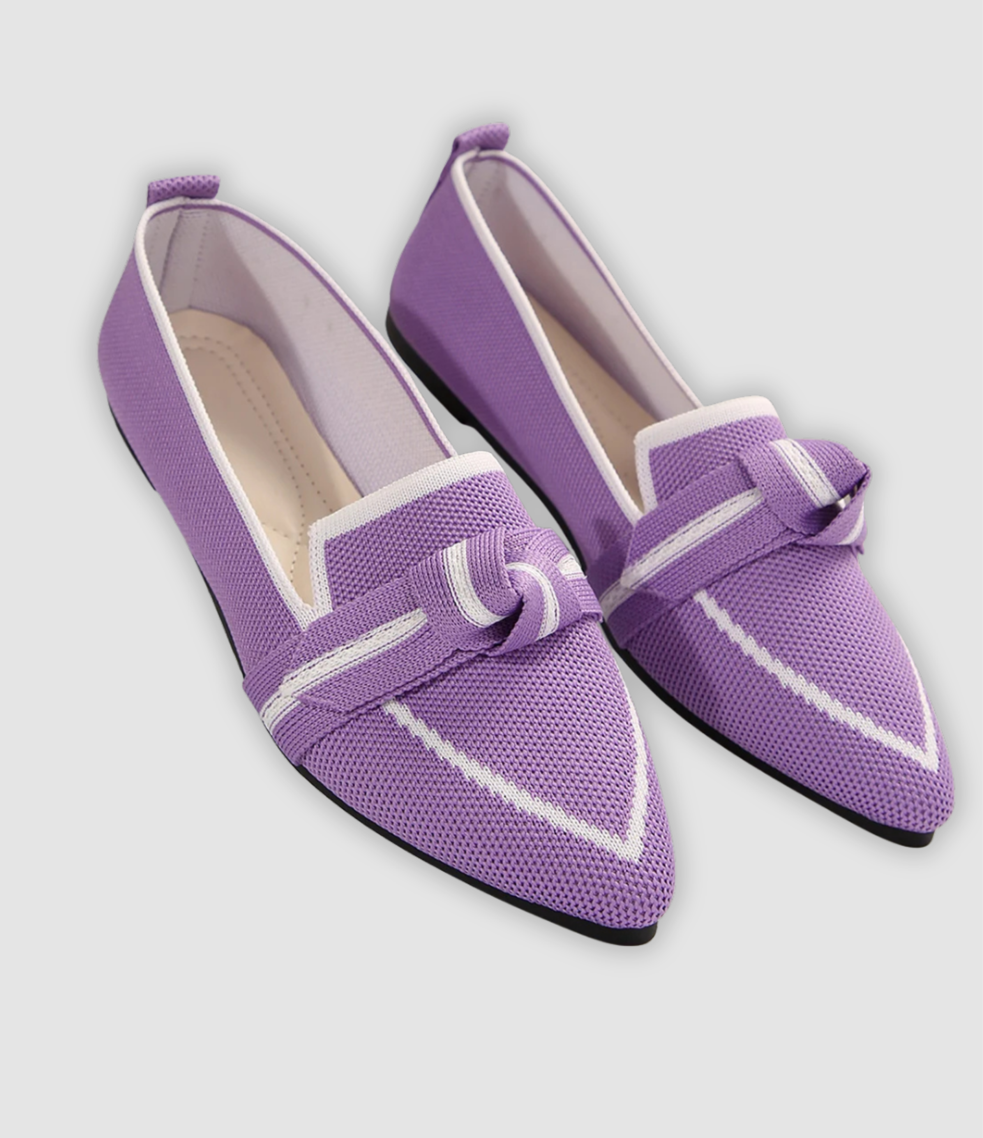Evelina - Bequeme Mesh-Loafers mit Schleife