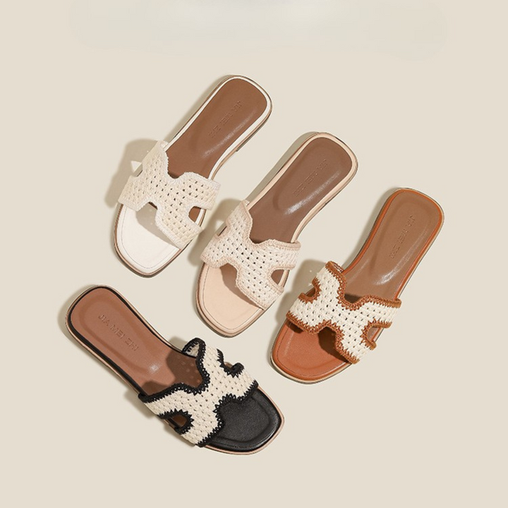 ÉLISE RAPHIA | ELEGANTE SANDALEN