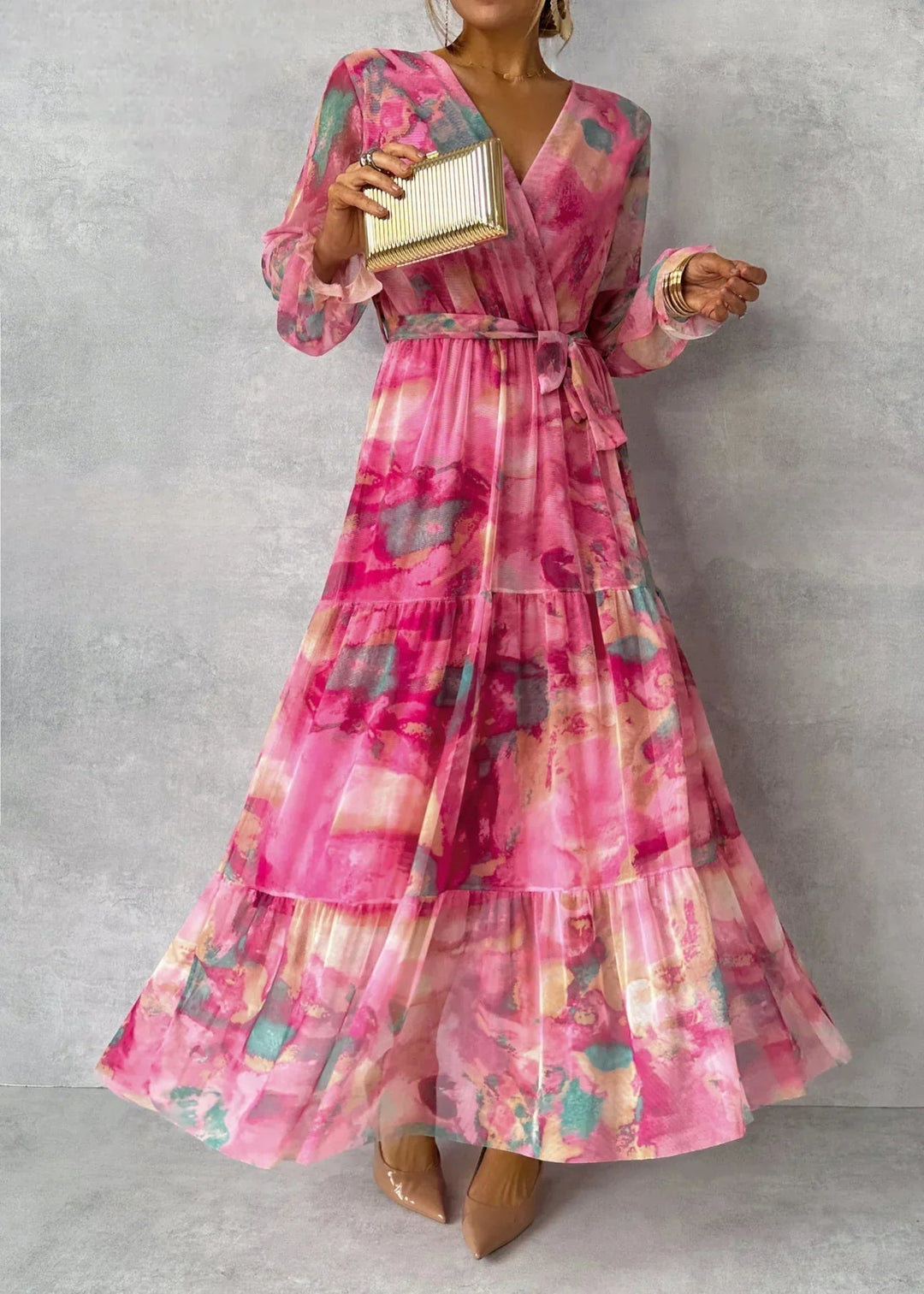 Hazel™ | Wickelkleid mit Blumendruck