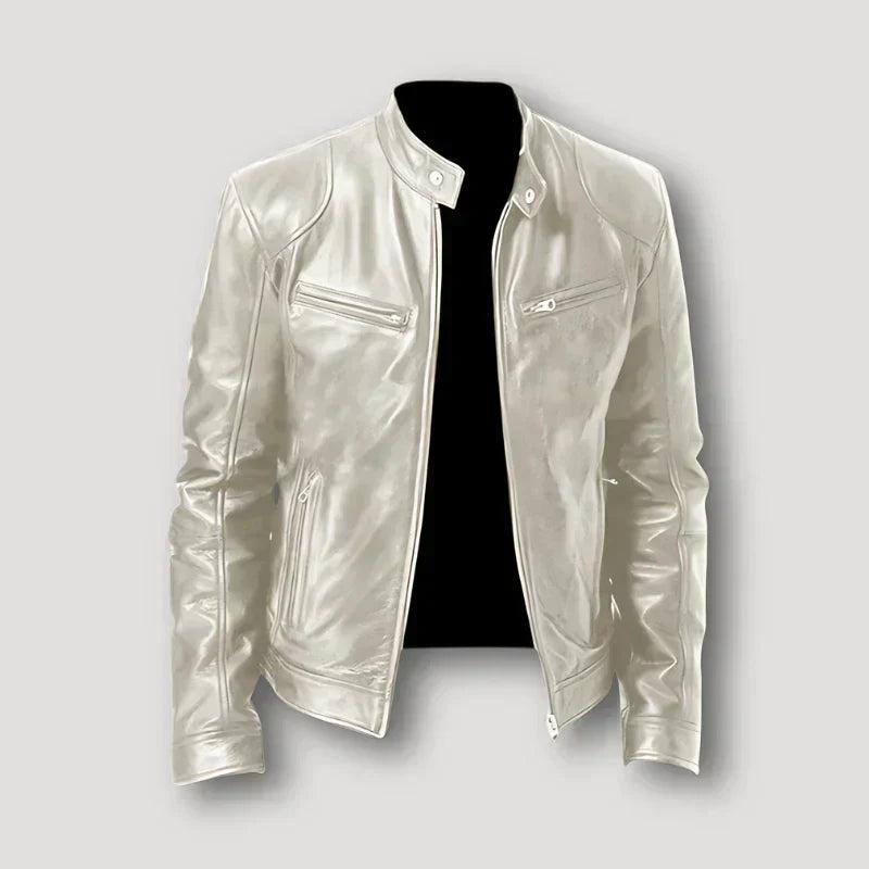Rino™ | Lässige Lederjacke