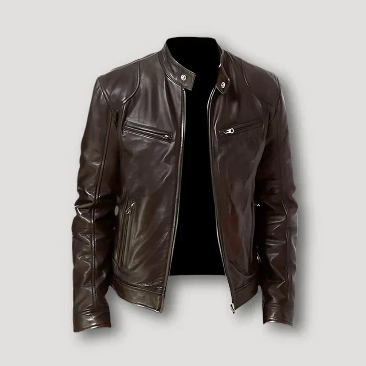 Rino™ | Lässige Lederjacke