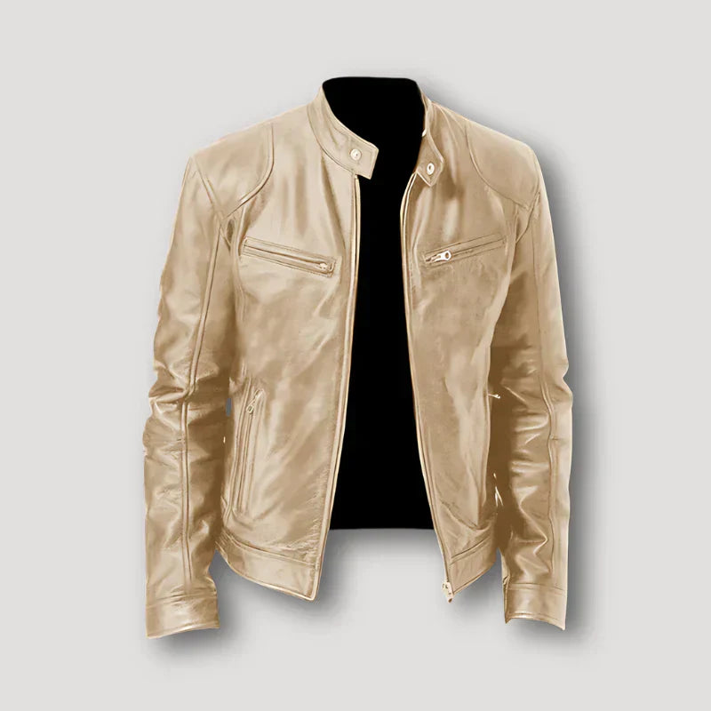 Rino™ | Lässige Lederjacke