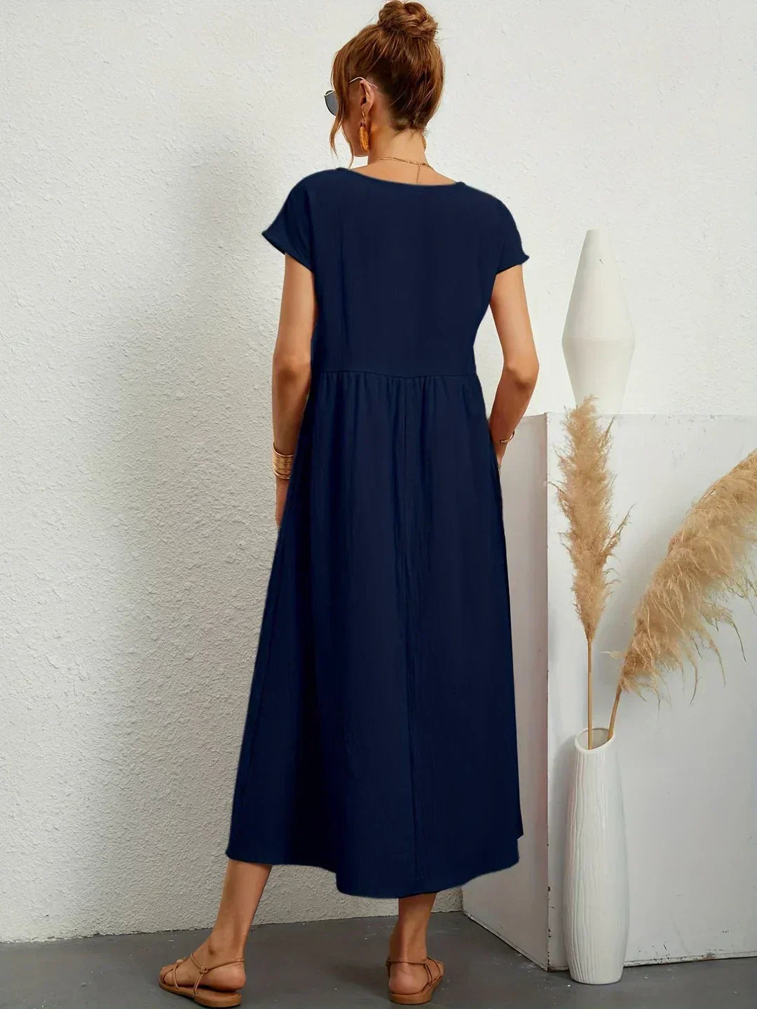 Ursina™ | Midi-Kleid mit fließendem Schnitt