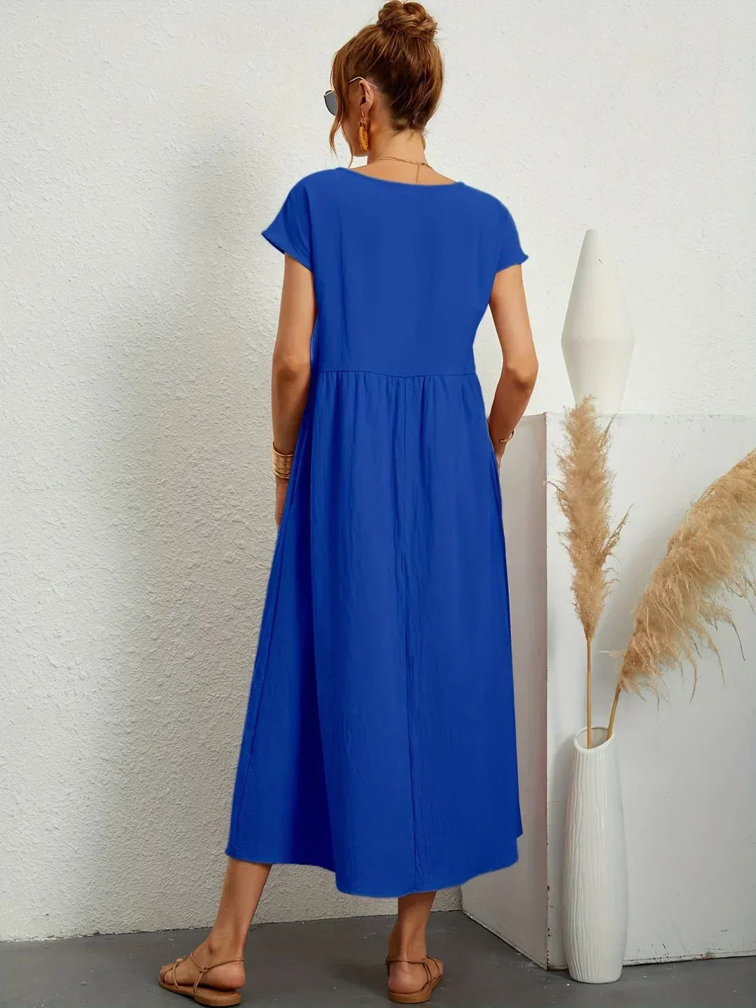 Ursina™ | Midi-Kleid mit fließendem Schnitt