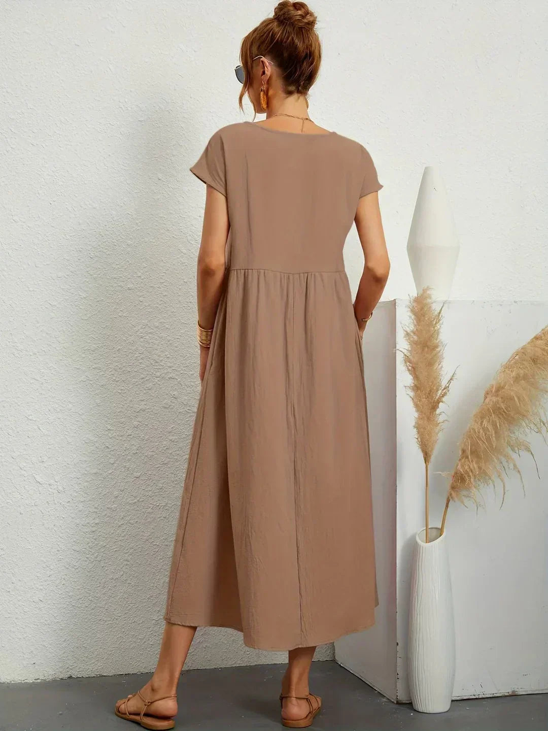 Ursina™ | Midi-Kleid mit fließendem Schnitt