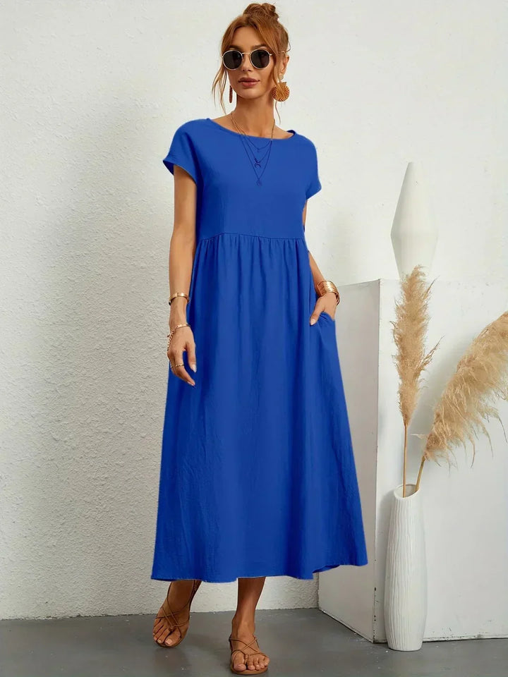 Ursina™ | Midi-Kleid mit fließendem Schnitt