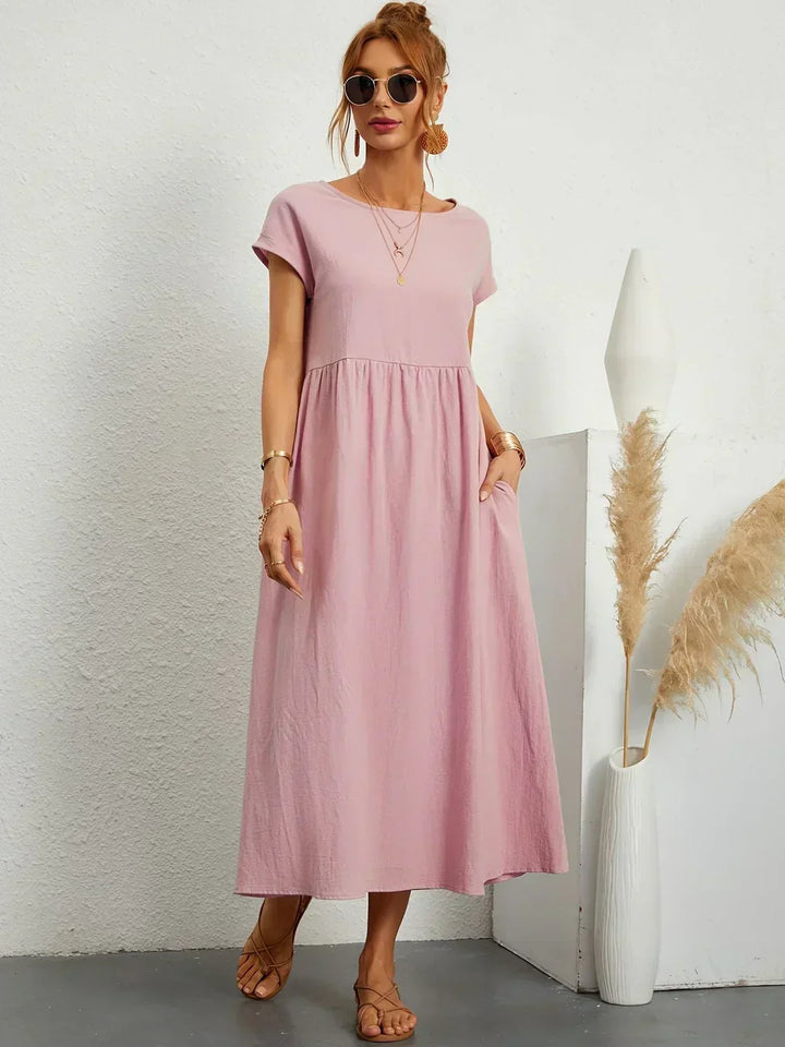 Ursina™ | Midi-Kleid mit fließendem Schnitt