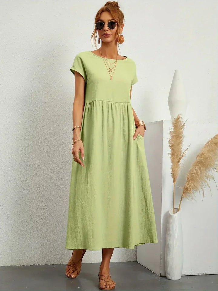 Ursina™ | Midi-Kleid mit fließendem Schnitt