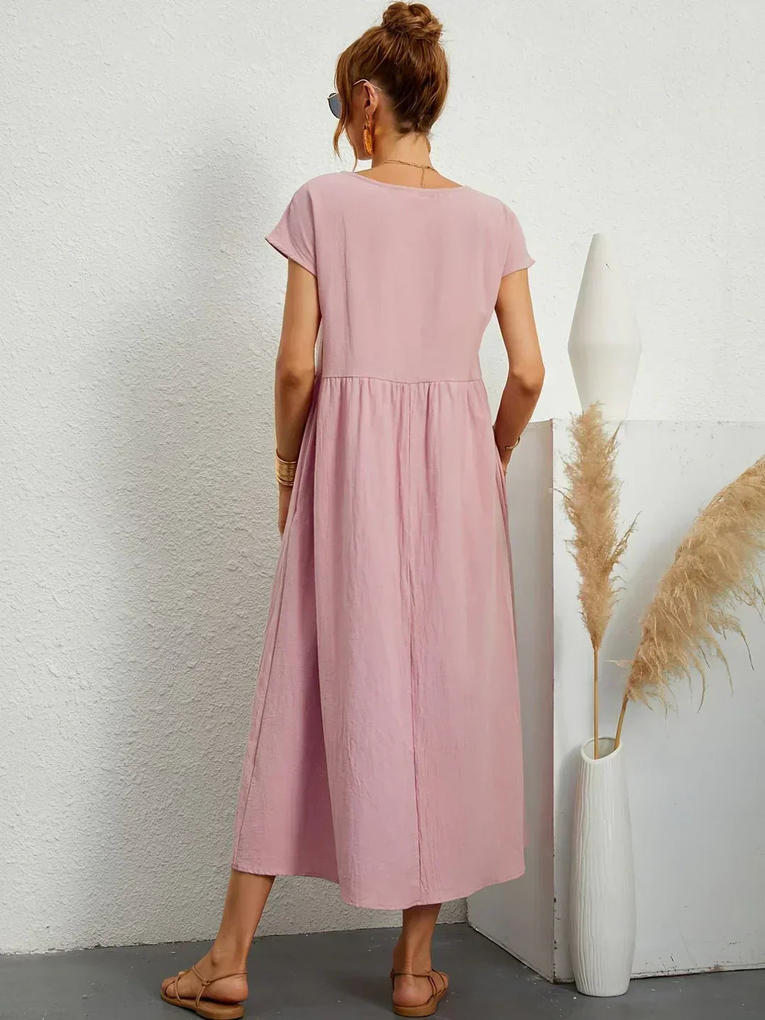 Ursina™ | Midi-Kleid mit fließendem Schnitt