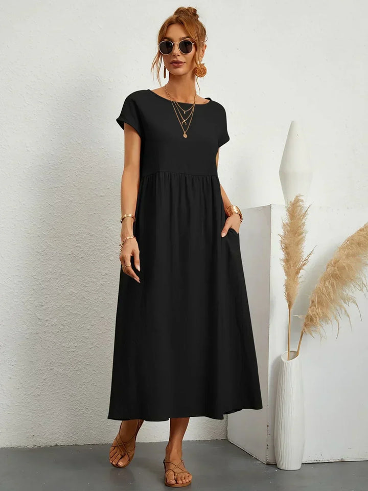 Ursina™ | Midi-Kleid mit fließendem Schnitt