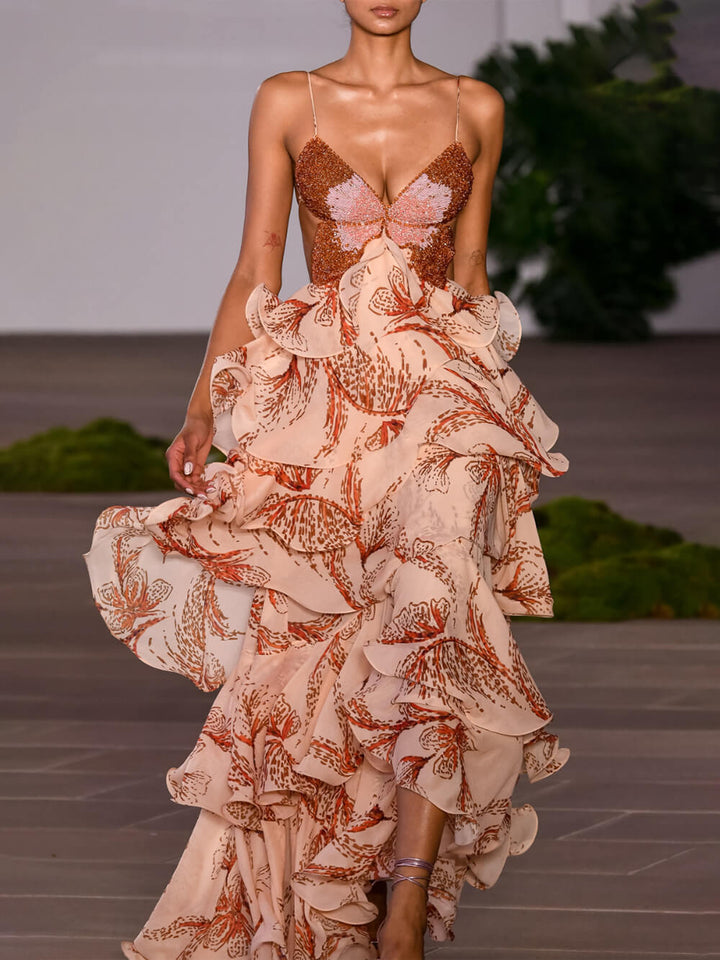 La Scintilla | Maxi-Kleid Papillon Unterschrift