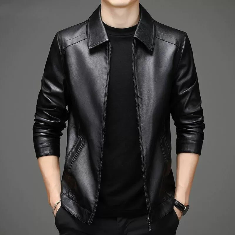 Florian-James® | Lässige Lederjacke