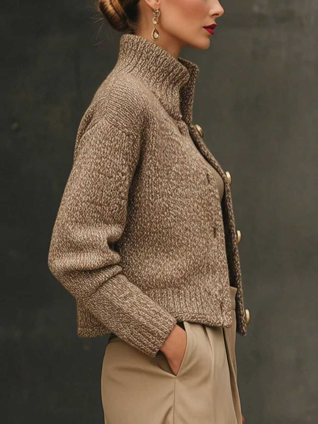 ADELINE™ | Taillierte Jacke aus Wollmischung