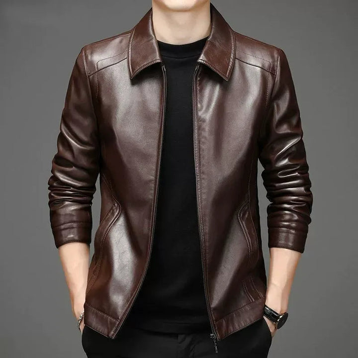 Florian-James® | Lässige Lederjacke
