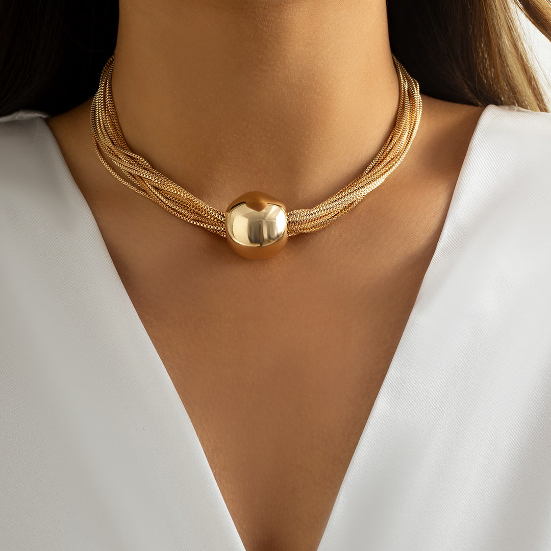 Casey | Luxuriöse Kugel-Halskette &amp; Armband (1+1 GRATIS)