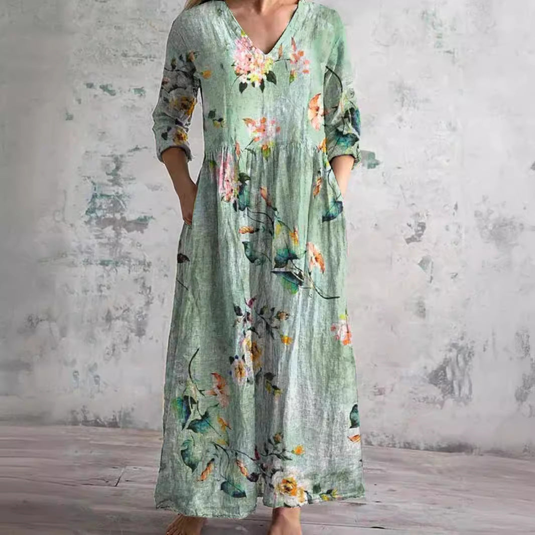 Rose™ – Blumenprint-Kleid für elegante Leichtigkeit