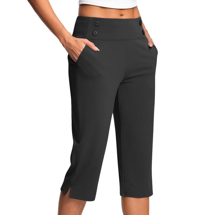 Maya Caprihose mit Knopfdetail