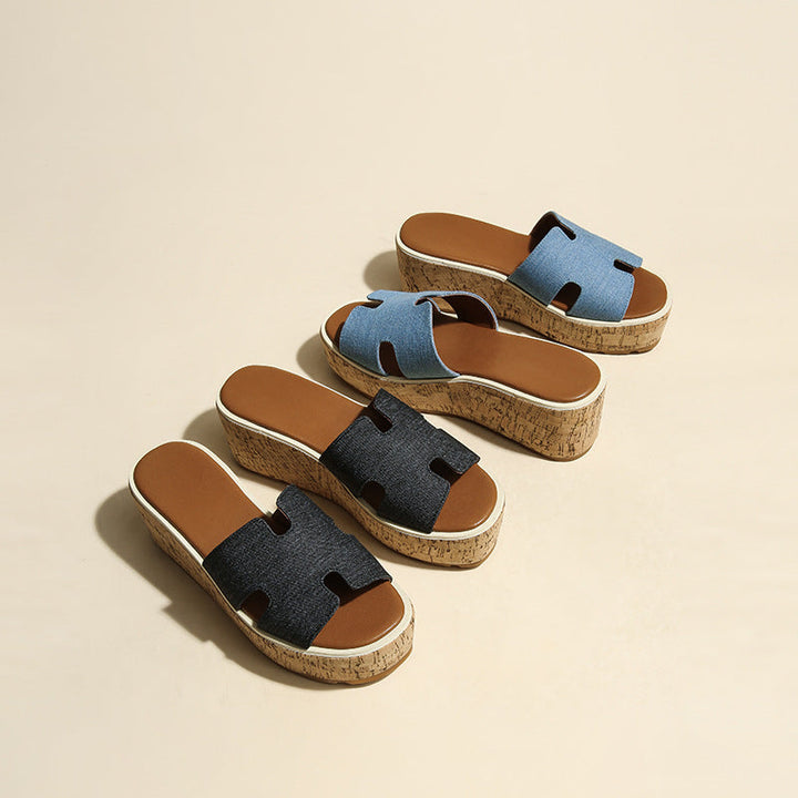 JOACHIM | KEILABSATZ-SANDALEN