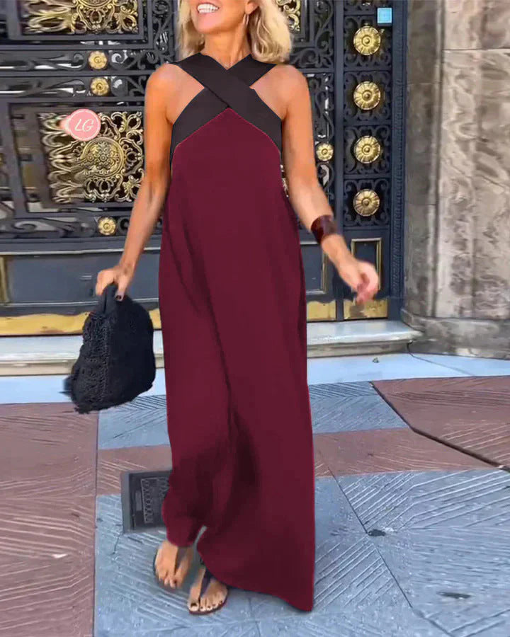 Quirine™ | Maxikleid mit Wickelausschnitt