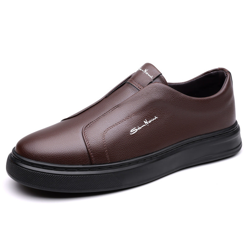 Leather Slip-On Shoes