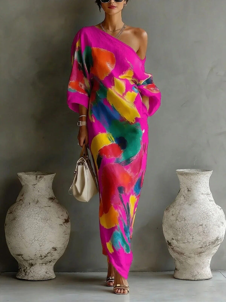 Elizabeth | One-Shoulder-Maxikleid