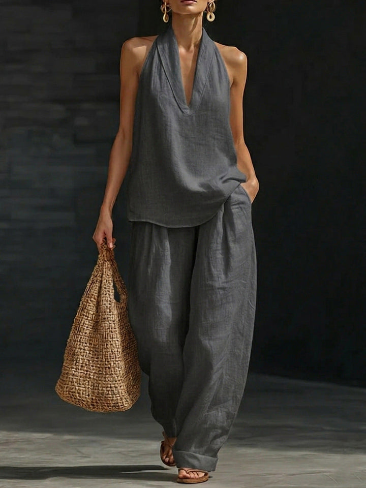 Zoë™ Ärmelloses Set mit Baggy-Hose