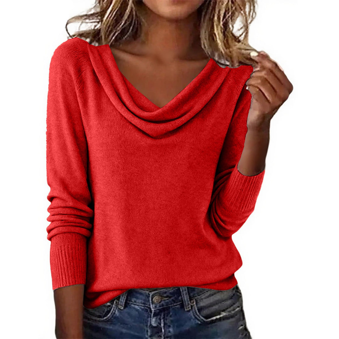 Sereni – Pullover mit Schalkragen mit weicher Haptik