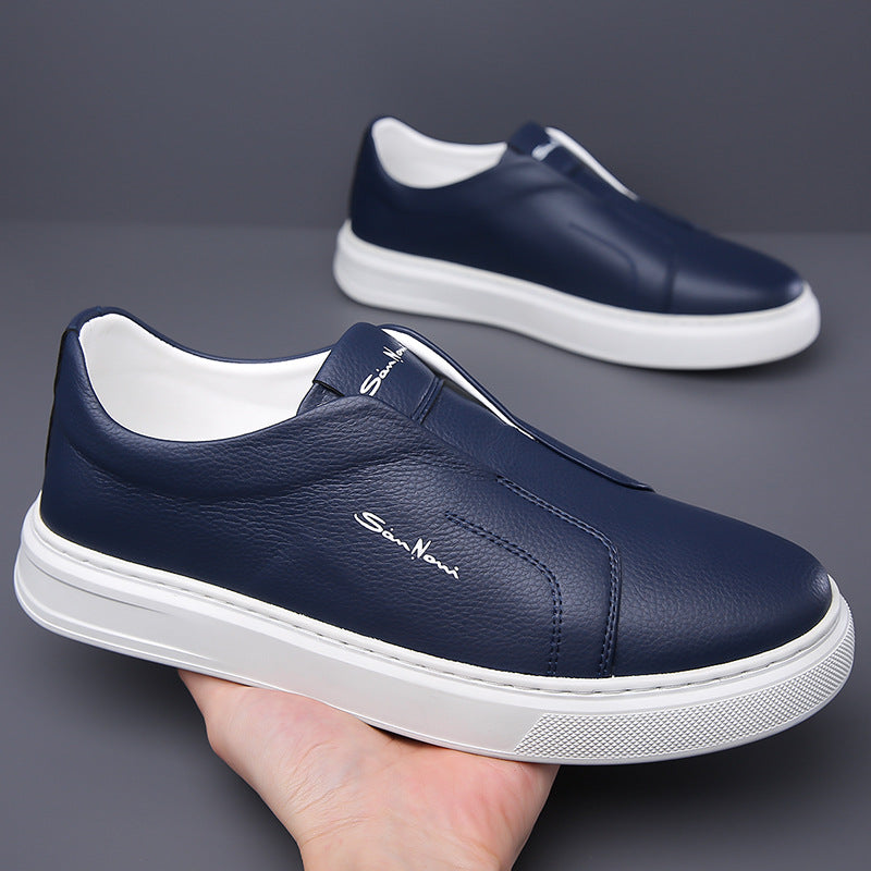 Leather Slip-On Shoes