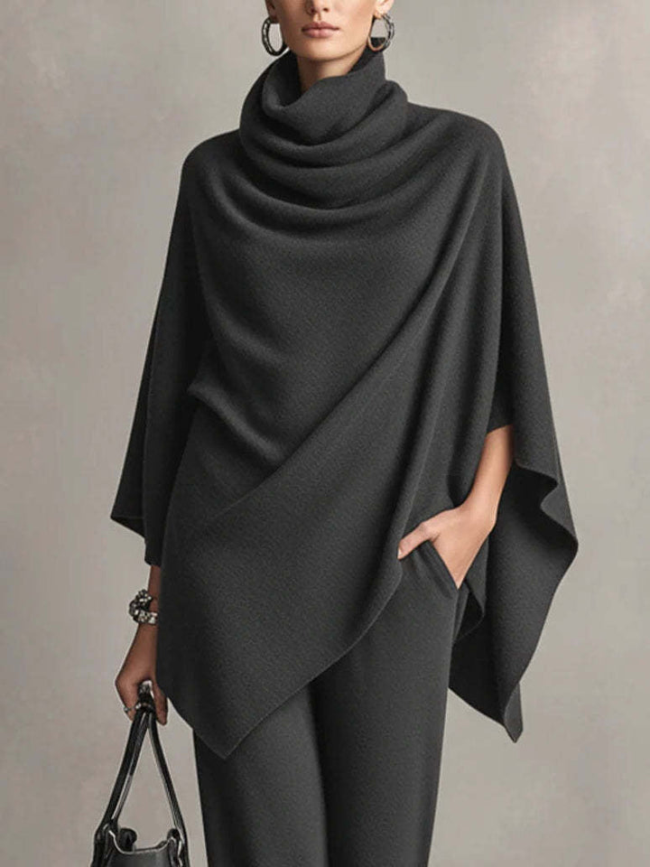 Draphelia | Elegantes, drapiertes Zweiteiler-Set