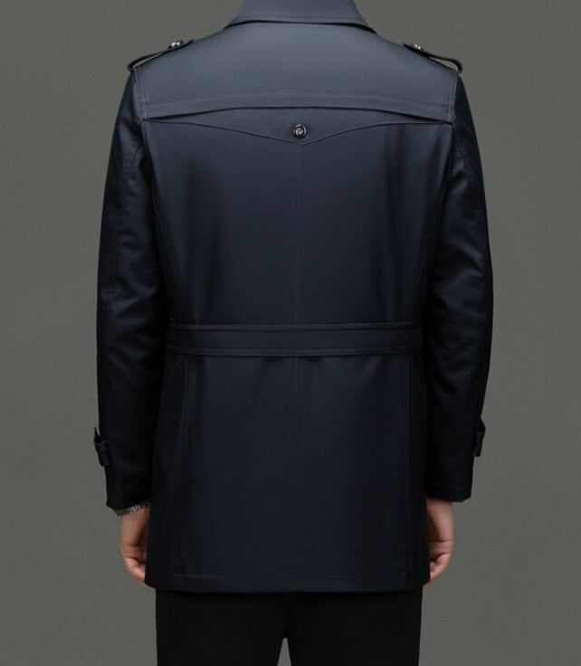 Rupert | Midlanger Herren-Trenchcoat mit Abnehmbarer Fütterung