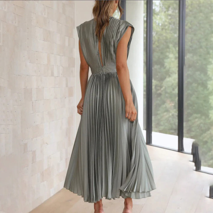 Marni™ | Zeitloses plissiertes Midikleid