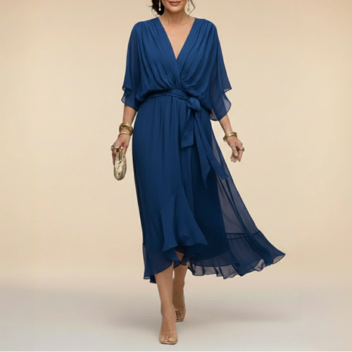Monica – Kleid mit V-Ausschnitt
