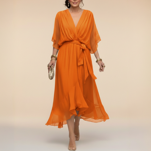 Monica – Kleid mit V-Ausschnitt