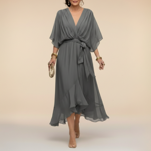 Monica – Kleid mit V-Ausschnitt