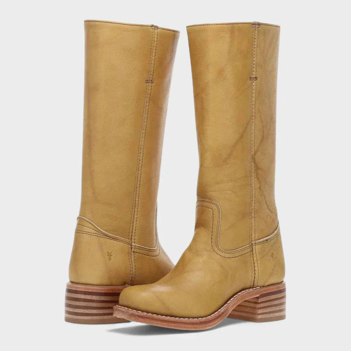 Vivia™ – Retro Lederstiefel
