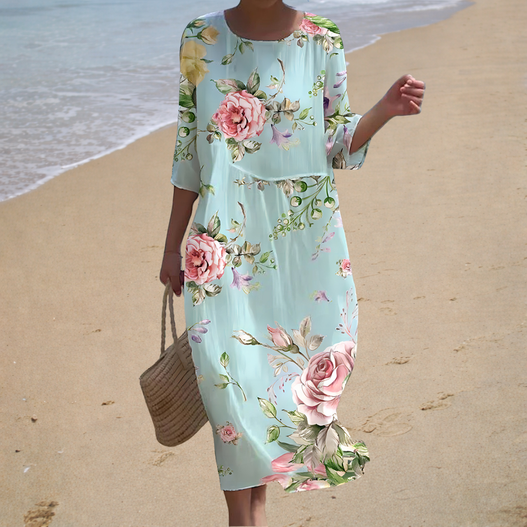 Josephine | Midikleid mit Blumenmuster