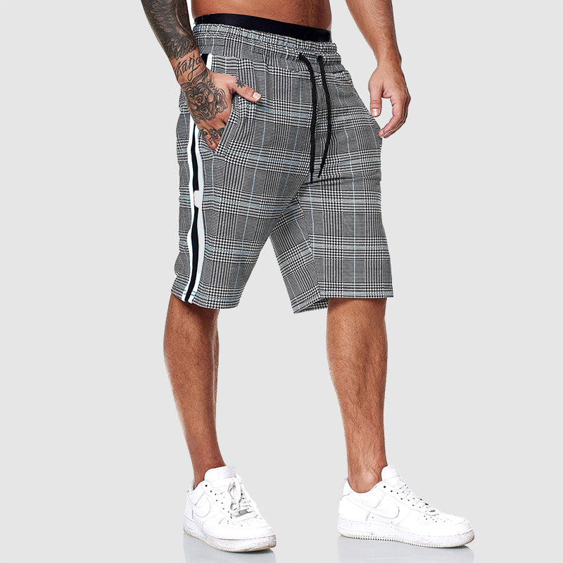 David – Stilvolle Karotten-Shorts in Plaid