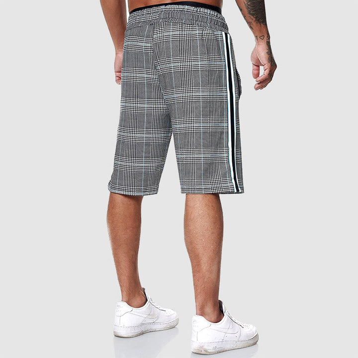 David – Stilvolle Karotten-Shorts in Plaid