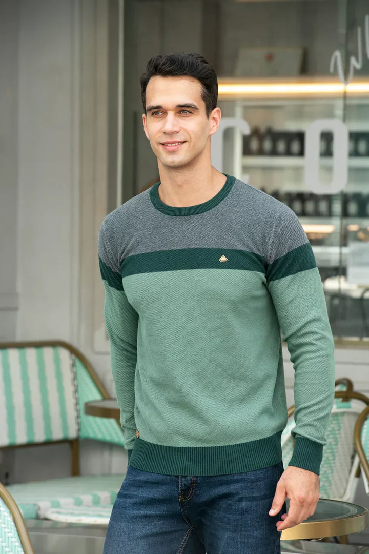 Kramer | Herren Strickjacke mit Rundhalsausschnitt