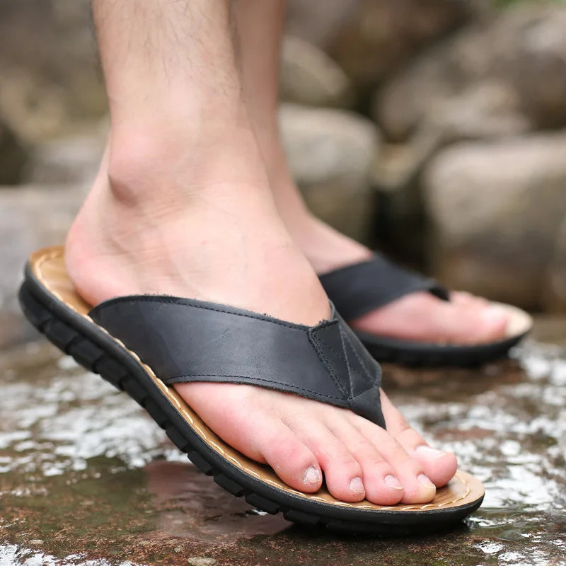 Leather Men's Sandals