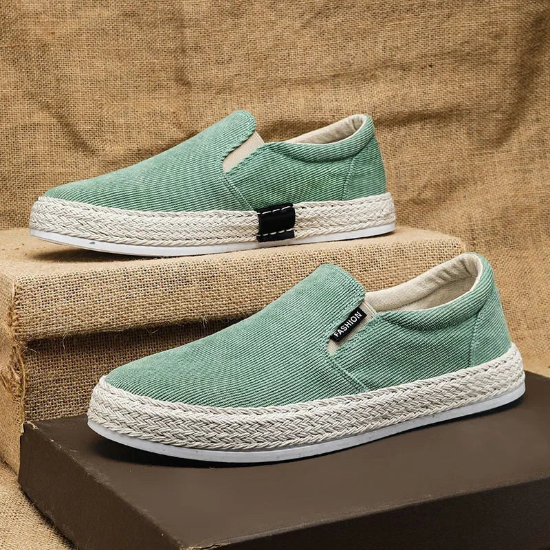 Breathable Slip-On Canvas Shoes
