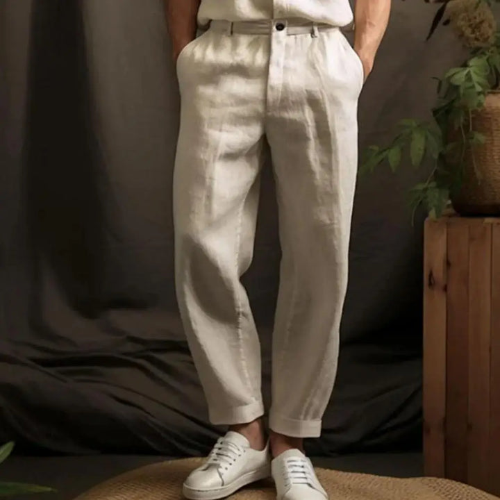 Benedikt – Elegante Leinenhose Cagliari