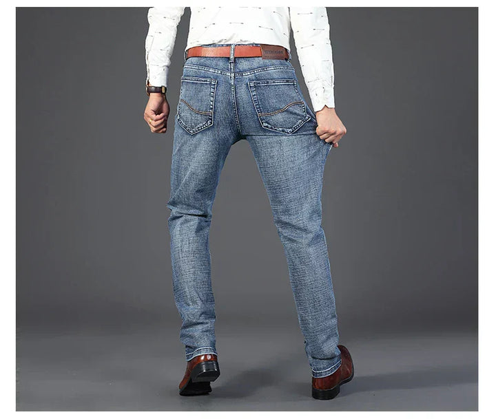 David – Stilvolle Business Jeans aus Denim