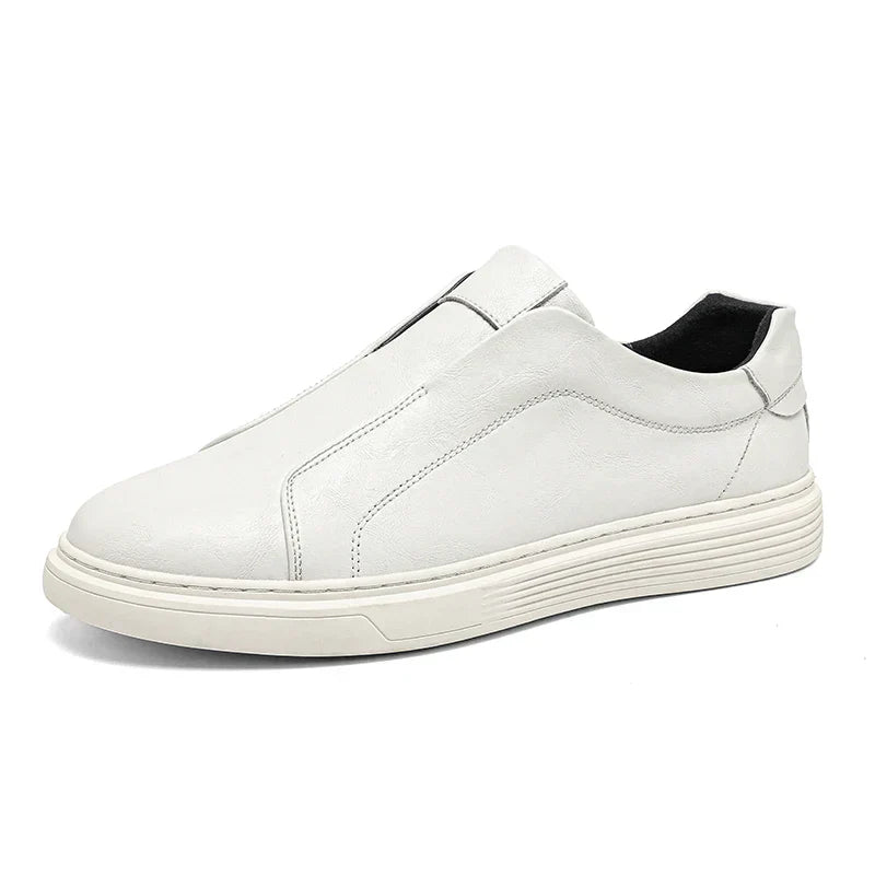 Classic Leather Slip-On Shoes